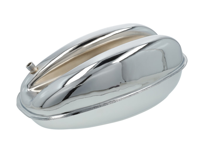 Tank Tomos 2L / 3L / 4L voor bajonet tankdop chroom A-kwaliteit